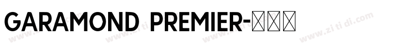Garamond Premier字体转换